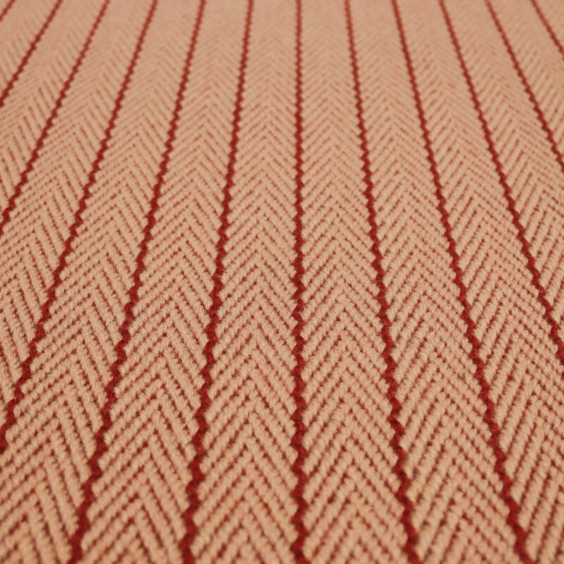 Flatweave Stair runners, Stripes Claire, Rust CF03