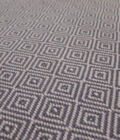 Flatweave Stair runners, Diamond Graphite