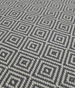 Flatweave Stair runners, Diamond Nickel