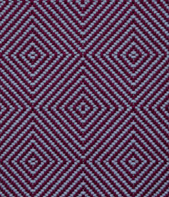 Flatweave Stair runners, Large Diamond Fuchsia
