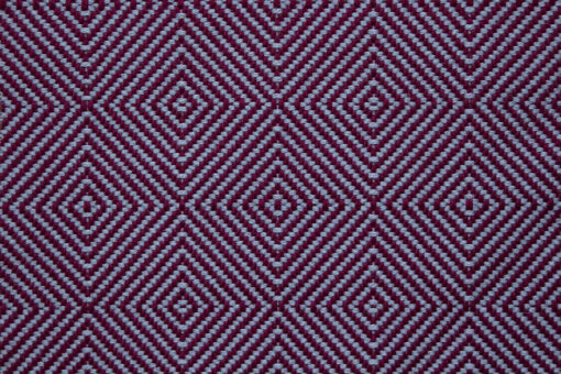 Flatweave Stair runners, Large Diamond Fuchsia