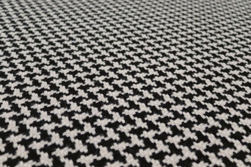 Pure wool Stair runners, Houndstooth Black & White
