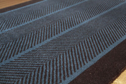 Axminster Stair runners, Chevron, Carbone & Ocean