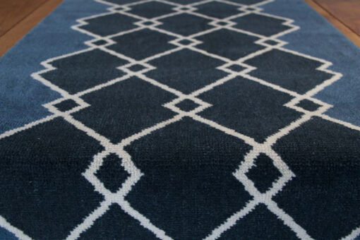 Axminster Stair runners, Arlequin, Ocean, Cobalt & Crème