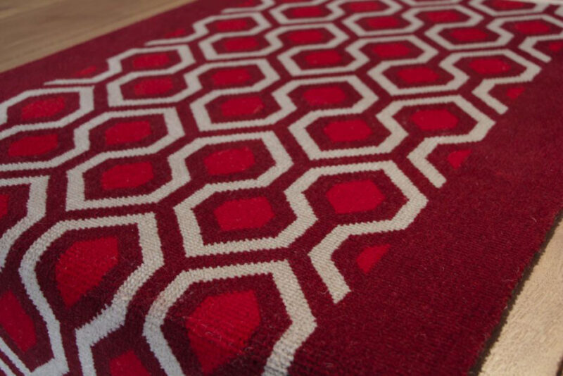Axminster Stair runners, Hex, Garance, Ecarlate & Beige