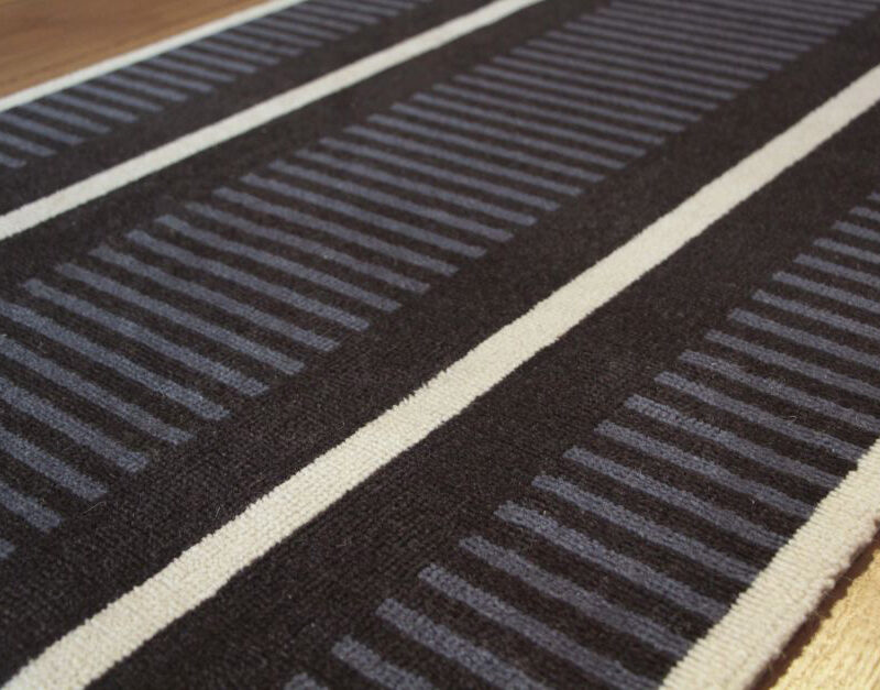Axminster Stair runners, Pento, Crème, Carbone & Gris