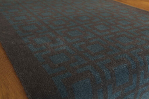 Axminster Stair runners, Square, Gris & Ocean