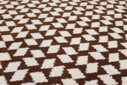 Tapis en laine Axminster, Winston Jewel. Marron, Ivoire
