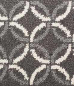 Axminster Wool Carpets, Milan. Shale, Mid Charcoal, White