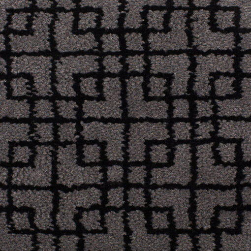 Tappeti di lana Axminster, Tamise I. Mid Charcoal, Nero