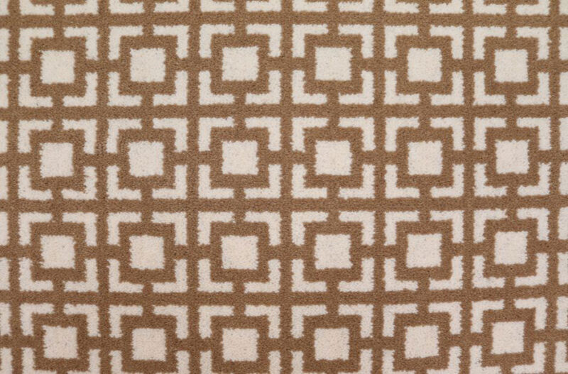 Tapis en laine Axminster, Tamise II. Beige foncé, ivoire