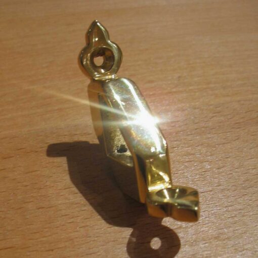brackets for stair rods, brass