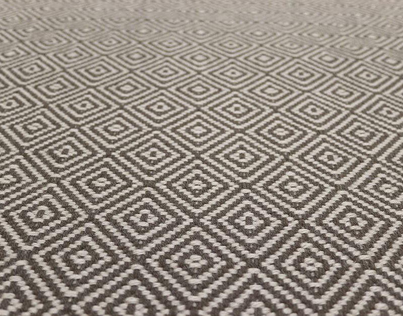 Flatweave Stair runners, Diamond Ivory