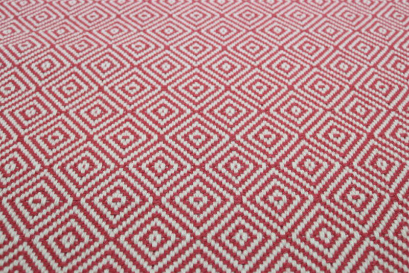 Flatweave Stair runners, Diamond Rouge