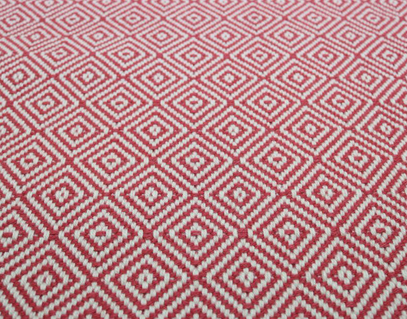 Flatweave Stair runners, Diamond Rouge