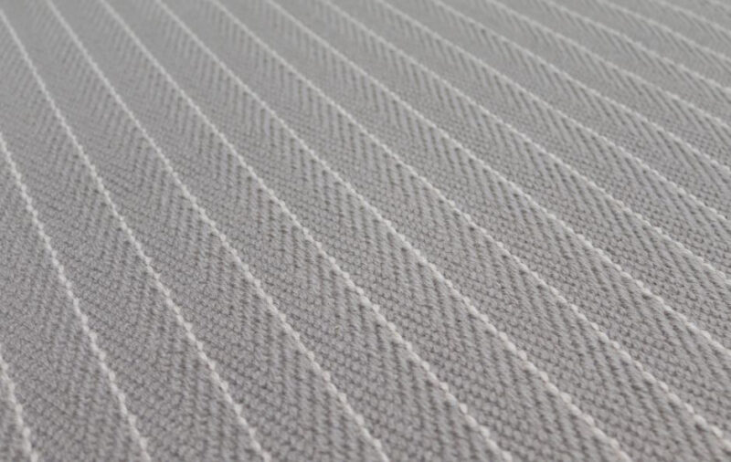 Flatweave Stair runners, Stripes Claire, Pebble CF06