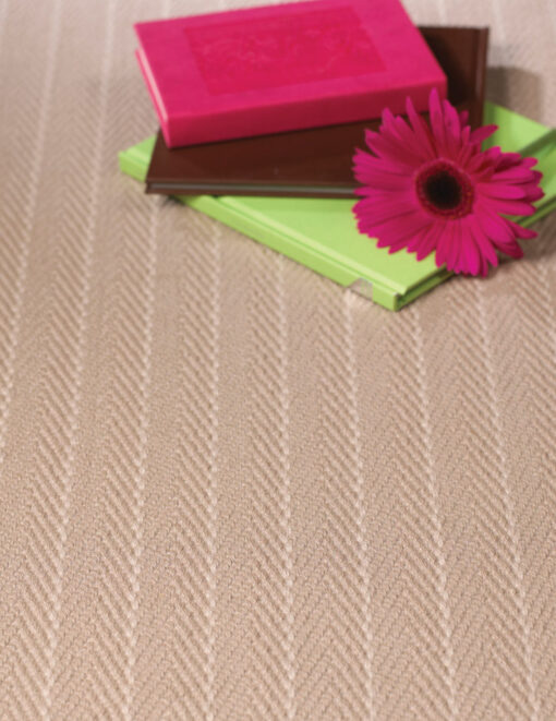 Flatweave Stair runner, Stripes Claire, Putty CF05