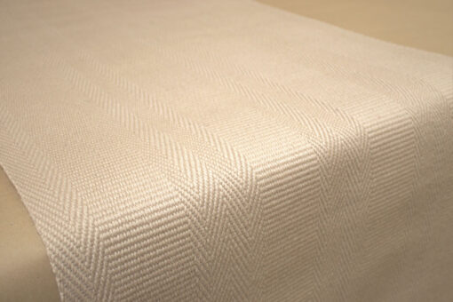Treppenteppich Flatweave, Kelly Solid Ivory KS01
