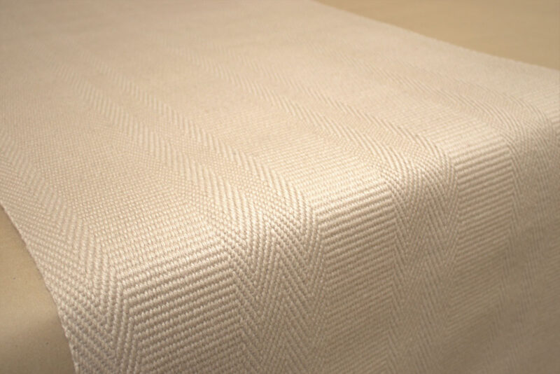 Tappeto per le scale Flatweave, Kelly Solid Ivory KS01
