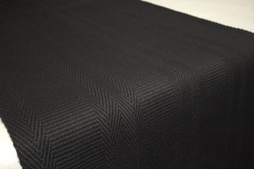 Tapis d'escalier Flatweave, Kelly Solid Black KS07