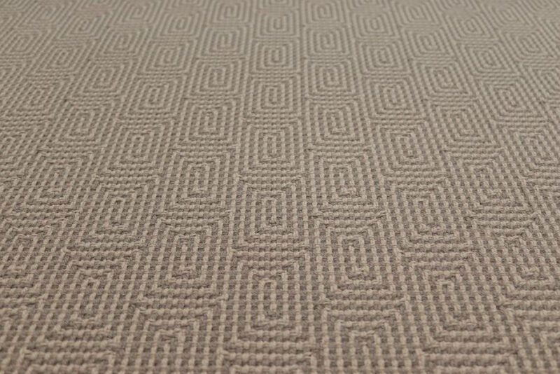 Marches d'escalier en tissu plat, Escargot. Cailloux