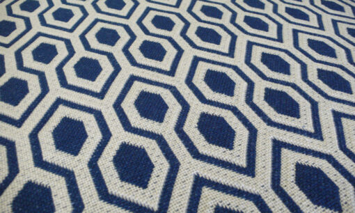 Scale a trama piatta, Hex. Denim/Dk.Blue Reverse