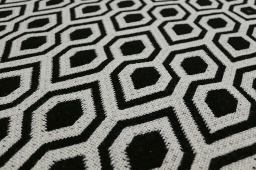 Scale a trama piatta, Hex. Bianco e nero al contrario