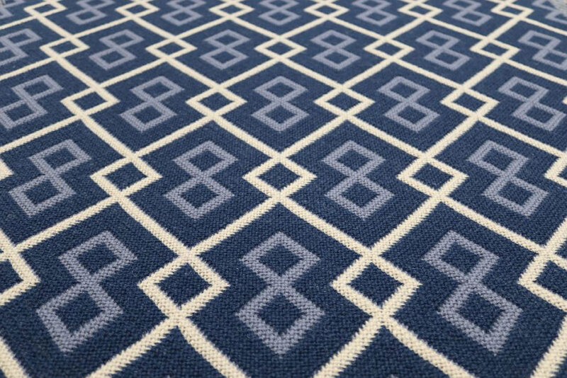 Passerelle per scale a trama piatta, Kent. Denim/blu scuro