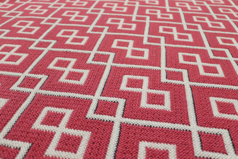 Passerelle per scale a trama piatta, Kent. Antracite/Rouge Reverse
