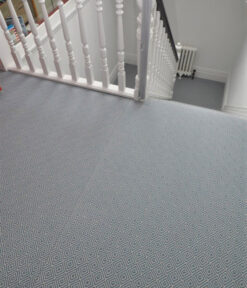 Tappeti in lana Flatweave, Diamond Blue