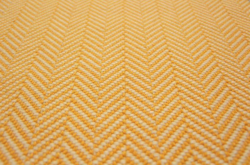 Flatweave Stair runners, Herringbone Marigold