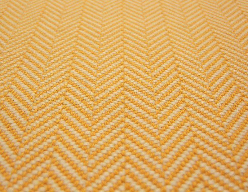 Flatweave Stair runners, Herringbone Marigold