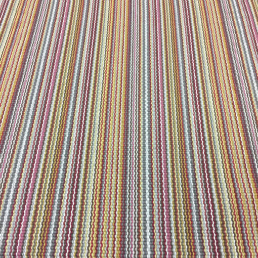 Flatweave Stair runner, Stripes Multi Red