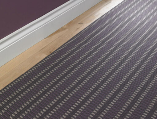 Flatweave Stair runner, Stripes PNUK Violet
