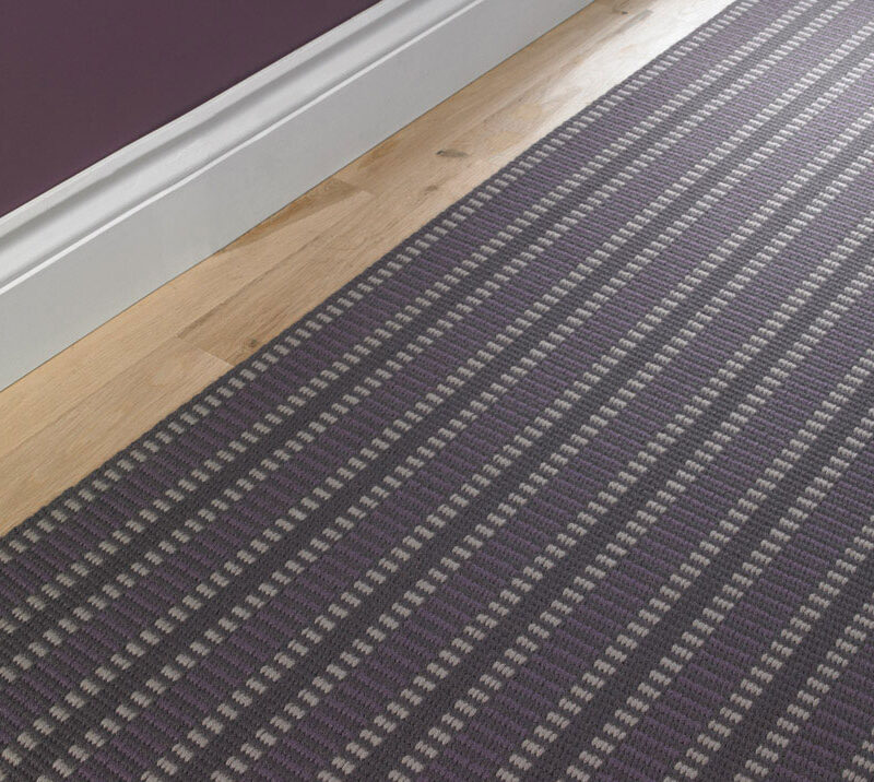 Flatweave Stair runner, Stripes PNUK Violet