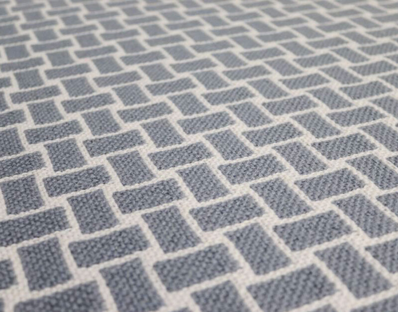 Schurwolle Treppenläufer, Flachgewebe Tweed Platinum, Pearl