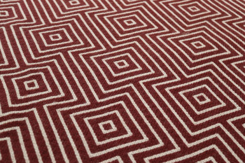 Couvre-marches en pure laine, Flatweave Tyne Burnt Sienna, Putty