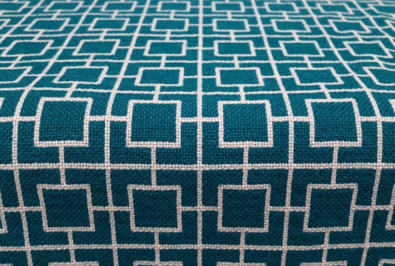 Pure wool Stair runners, Flatweave Tamar Teal, Ivory