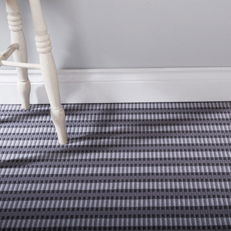 Flatweave Stair runner, Stripes PNUK Graphite