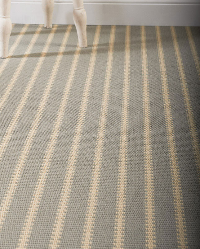 Flatweave Stair runner, Stripes ZIP15 Thyme