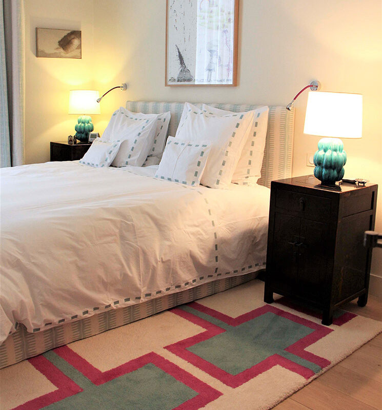 Tappeti tufted, Bespoke Brighton Aqua & Fuchsia