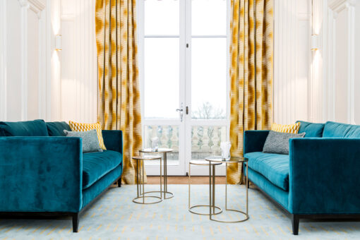 Tappeti tufted, Zig Zag su misura "Domaine de la Tortinière"