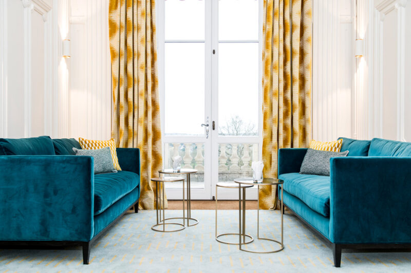 Tufted Rugs, Bespoke Zig Zag "Domaine de la Tortinière"