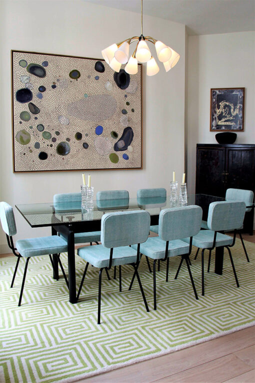 Tapis touffetés, Bespoke Escargot Apple Green