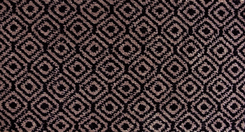 Wool Carpets, Winston Diamond, Black