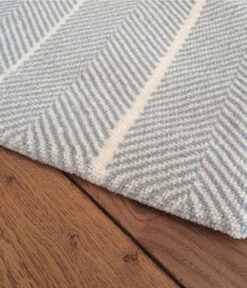 Winston wide Herringbone white shale