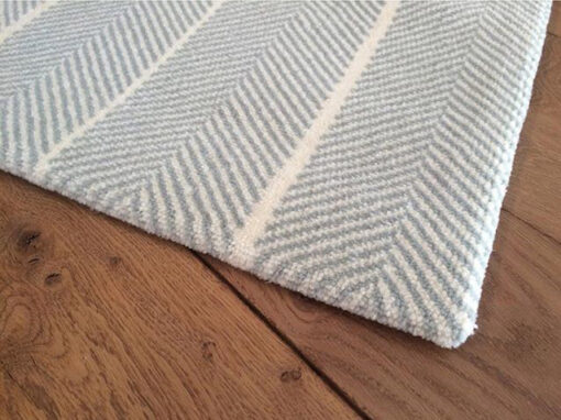 Winston wide Herringbone white shale
