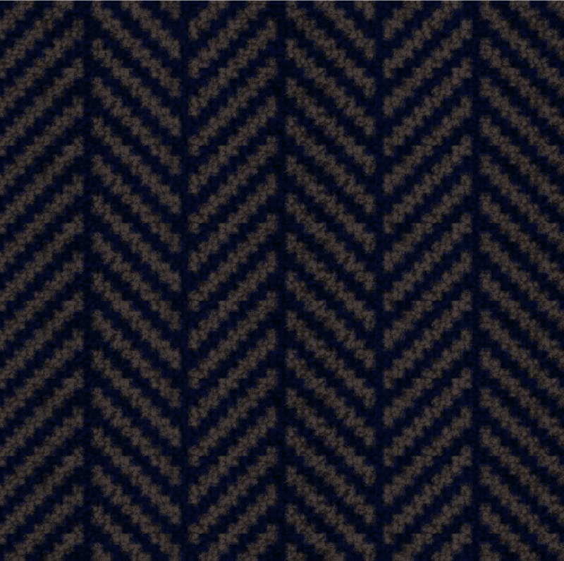 Herringbone - Cobalt