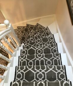 Passage d'escalier sur-mesure tufté main