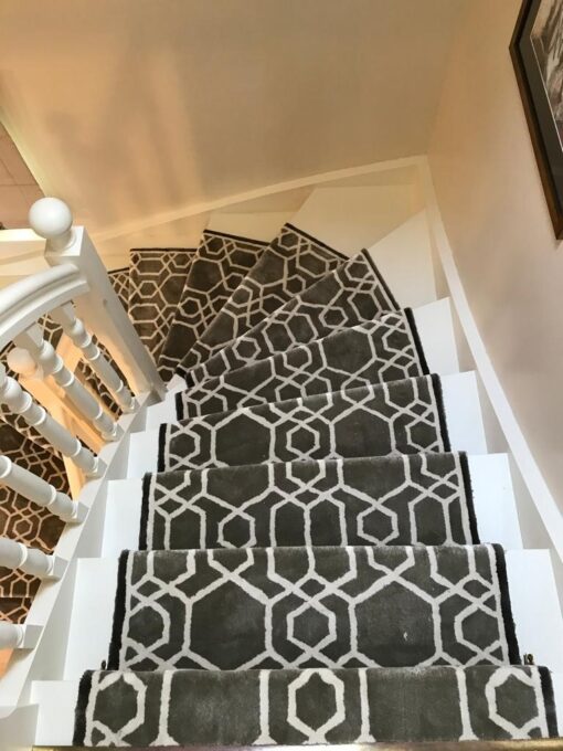 Passage d'escalier sur-mesure tufté main